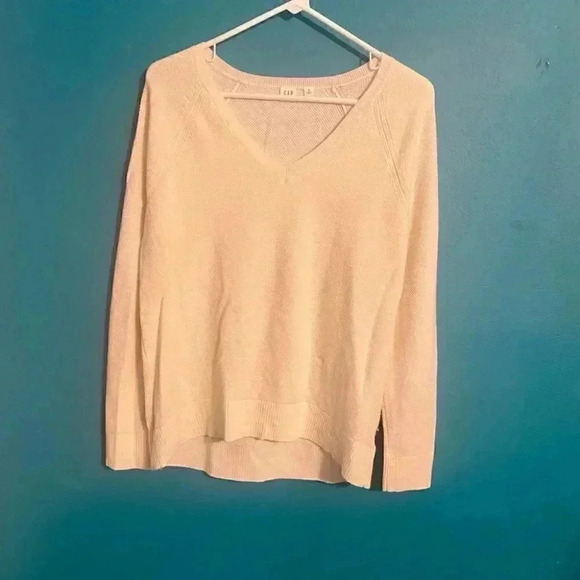Gap Cream Wool Blend Knit Sweater - Picture 2 of 6